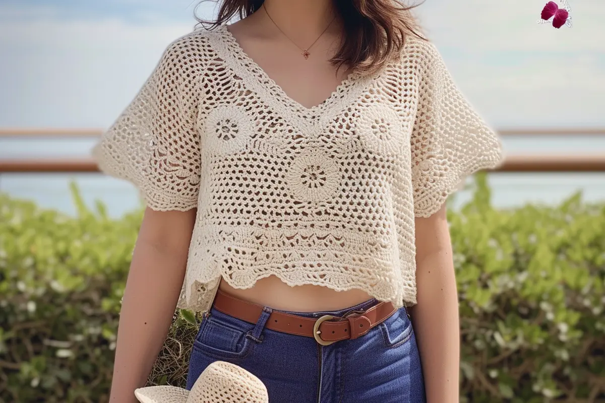 Blusa de Verão: Frescor e Estilo para os Dias Ensolarados - Crochê meu ...