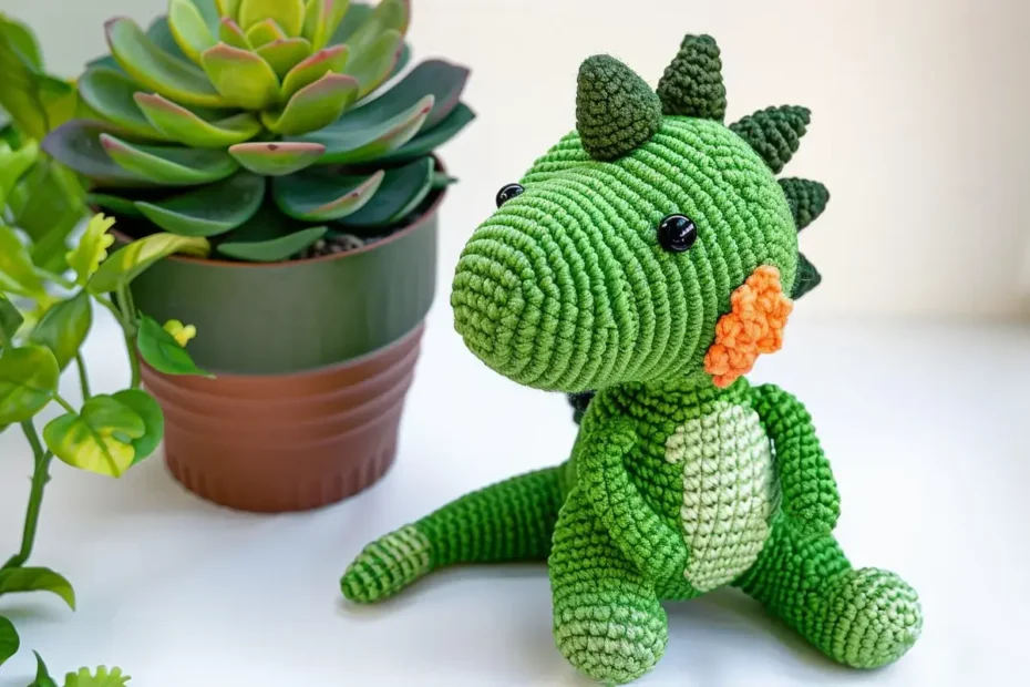 Dinossauro Amigurumi